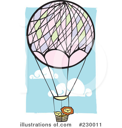 Royalty-Free (RF) Hot Air Balloon Clipart Illustration by xunantunich - Stock Sample #230011