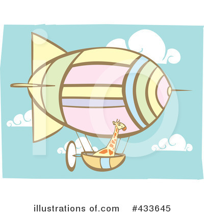 Royalty-Free (RF) Hot Air Balloon Clipart Illustration by xunantunich - Stock Sample #433645
