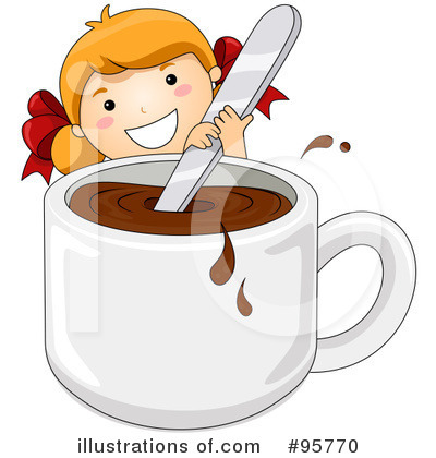 Royalty-Free (RF) Hot Chocolate Clipart Illustration by BNP Design Studio - Stock Sample #95770