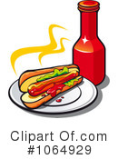 Hot Dog Clipart #1064929 by Vector Tradition SM