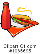 Hot Dog Clipart #1065695 by Vector Tradition SM