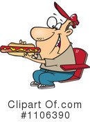 Hot Dog Clipart #1106390 by toonaday