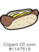 Hot Dog Clipart #1147519 by lineartestpilot