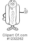 Hot Dog Clipart #1232262 by Hit Toon
