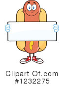 Hot Dog Clipart #1232275 by Hit Toon