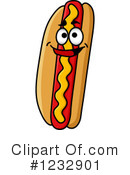Hot Dog Clipart #1232901 by Vector Tradition SM