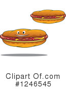 Hot Dog Clipart #1246545 by Vector Tradition SM