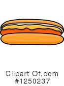 Hot Dog Clipart #1250237 by Vector Tradition SM