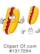 Hot Dog Clipart #1317264 by Vector Tradition SM