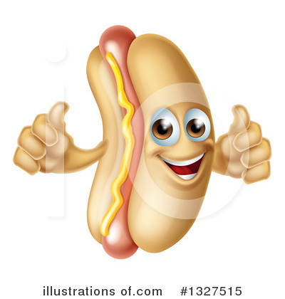 Royalty-Free (RF) Hot Dog Clipart Illustration by AtStockIllustration - Stock Sample #1327515
