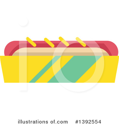 Hot Dog Clipart #1392554 by BNP Design Studio