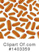 Hot Dog Clipart #1403359 by Vector Tradition SM