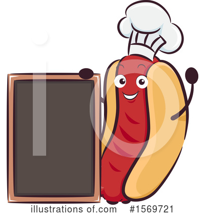 Hot Dog Clipart #1569721 by BNP Design Studio