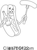 Hot Dog Clipart #1786422 by Hit Toon