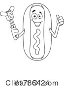 Hot Dog Clipart #1786424 by Hit Toon