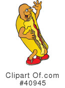 Hot Dog Clipart #40945 by Snowy
