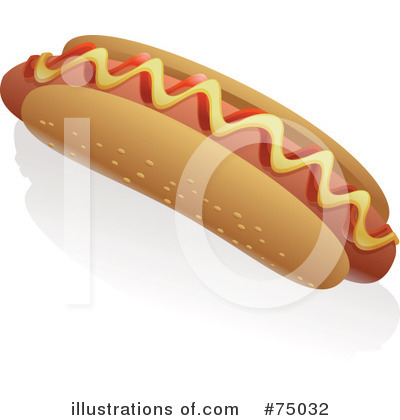 Royalty-Free (RF) Hot Dog Clipart Illustration by Tonis Pan - Stock Sample #75032