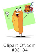 Hot Dog Clipart #93134 by Hit Toon