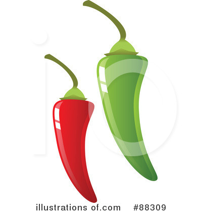 Royalty-Free (RF) Hot Pepper Clipart Illustration by Tonis Pan - Stock Sample #88309