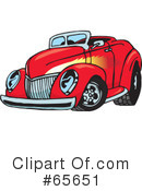 Hot Rod Clipart #65651 by Dennis Holmes Designs