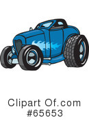 Hot Rod Clipart #65653 by Dennis Holmes Designs