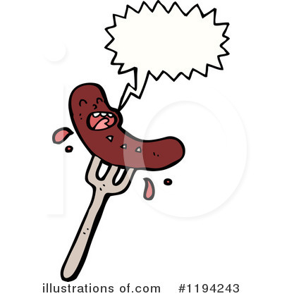 Royalty-Free (RF) Hotdog Clipart Illustration by lineartestpilot - Stock Sample #1194243