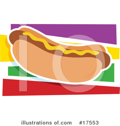 Royalty-Free (RF) Hotdog Clipart Illustration by Maria Bell - Stock Sample #17553