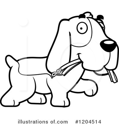 Royalty-Free (RF) Hound Clipart Illustration by Cory Thoman - Stock Sample #1204514