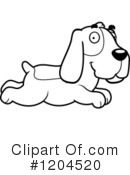 Hound Clipart #1204520 by Cory Thoman