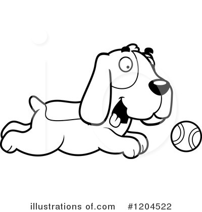Royalty-Free (RF) Hound Clipart Illustration by Cory Thoman - Stock Sample #1204522