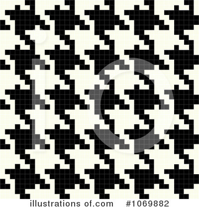Houndstooth Clipart #1069882 by Arena Creative
