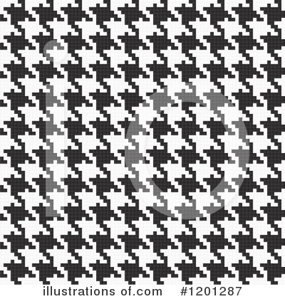 Royalty-Free (RF) Houndstooth Clipart Illustration by Arena Creative - Stock Sample #1201287