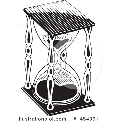 Royalty-Free (RF) Hourglass Clipart Illustration by cidepix - Stock Sample #1454091