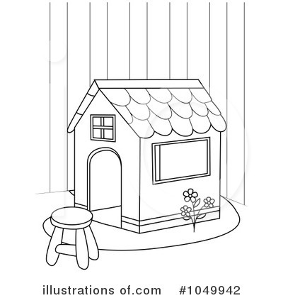 Royalty-Free (RF) House Clipart Illustration by BNP Design Studio - Stock Sample #1049942