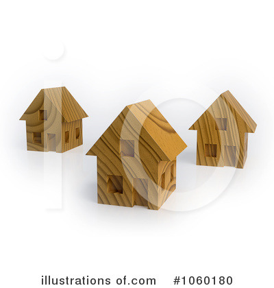 Royalty-Free (RF) House Clipart Illustration by Mopic - Stock Sample #1060180