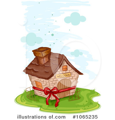 Royalty-Free (RF) House Clipart Illustration by BNP Design Studio - Stock Sample #1065235