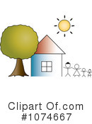 House Clipart #1074667 by Pams Clipart