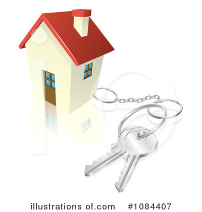 Royalty-Free (RF) House Clipart Illustration by AtStockIllustration - Stock Sample #1084407