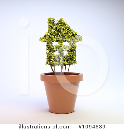 Royalty-Free (RF) House Clipart Illustration by Mopic - Stock Sample #1094639