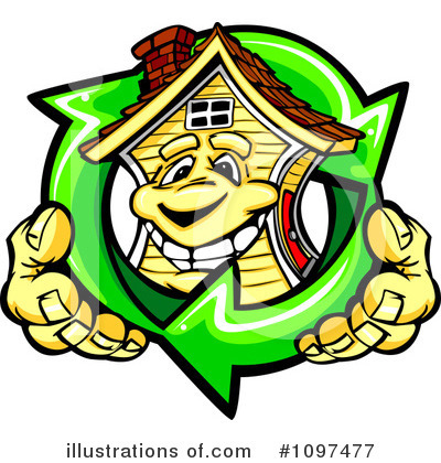 Royalty-Free (RF) House Clipart Illustration by Chromaco - Stock Sample #1097477