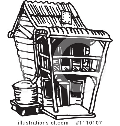 House Clipart #1110107 by Dennis Holmes Designs