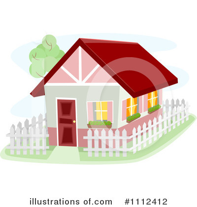 Royalty-Free (RF) House Clipart Illustration by BNP Design Studio - Stock Sample #1112412