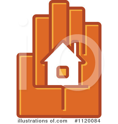 Royalty-Free (RF) House Clipart Illustration by Vector Tradition SM - Stock Sample #1120084