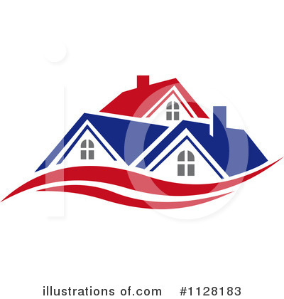 Royalty-Free (RF) House Clipart Illustration by Vector Tradition SM - Stock Sample #1128183