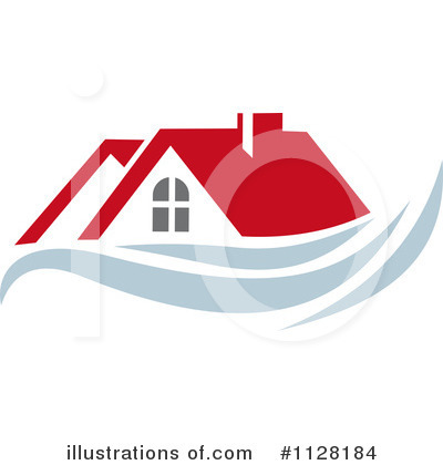 Royalty-Free (RF) House Clipart Illustration by Vector Tradition SM - Stock Sample #1128184