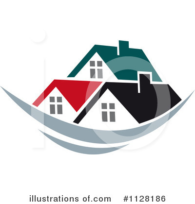 Royalty-Free (RF) House Clipart Illustration by Vector Tradition SM - Stock Sample #1128186