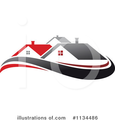 Royalty-Free (RF) House Clipart Illustration by Vector Tradition SM - Stock Sample #1134486