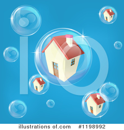 Royalty-Free (RF) House Clipart Illustration by AtStockIllustration - Stock Sample #1198992