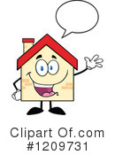 House Clipart #1209731 by Hit Toon