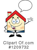 House Clipart #1209732 by Hit Toon